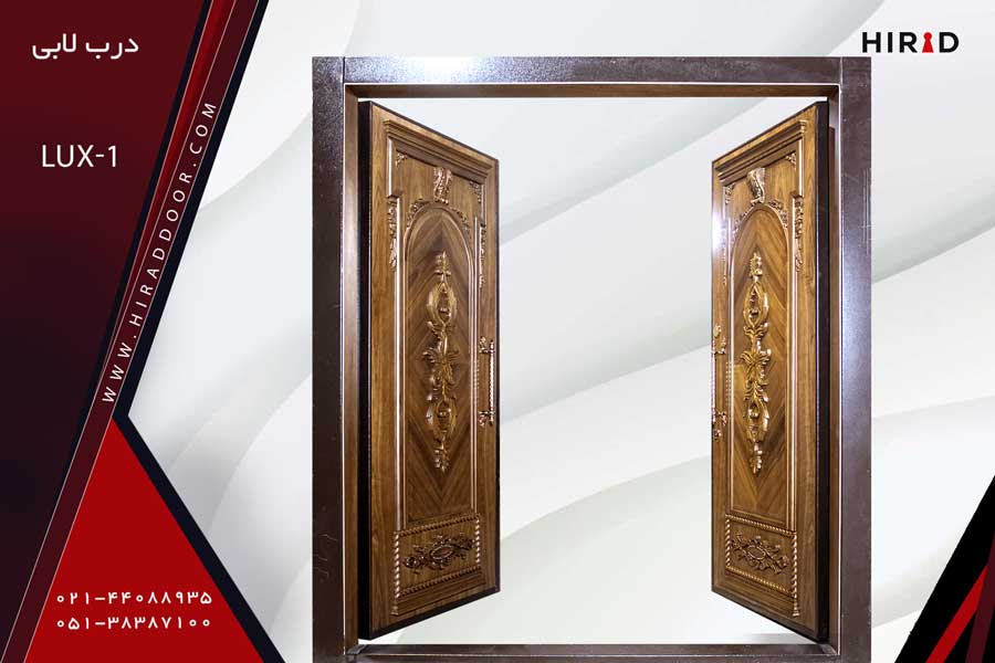 درب لابی چوبی مدل LUX-1